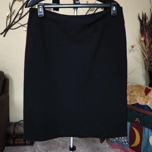 Apostrophe black lined black pencil skirt sz 16